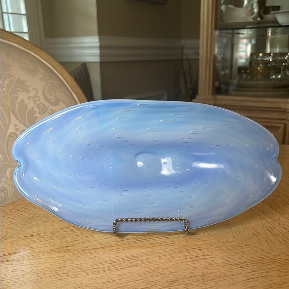 Archimede Segusa Murano Dish w/ Bullicante Inclusions